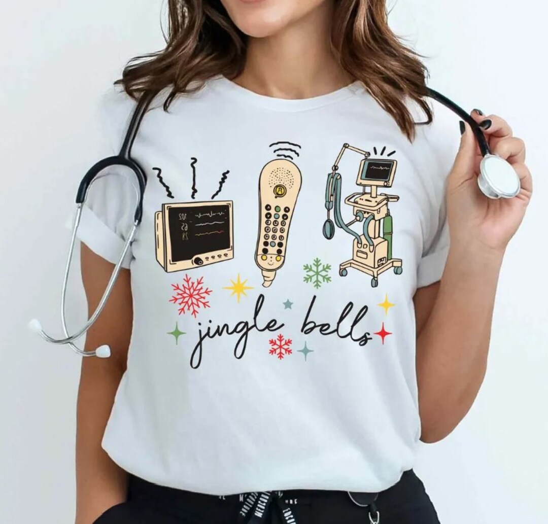 Christmas Nurse Shirt, Jingle Bells Nurse Shirt, Funny Christmas